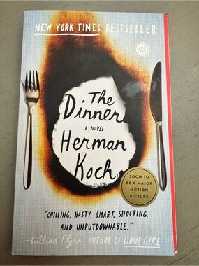 The Dinner by Herman Koch - Paperback Novel EUC